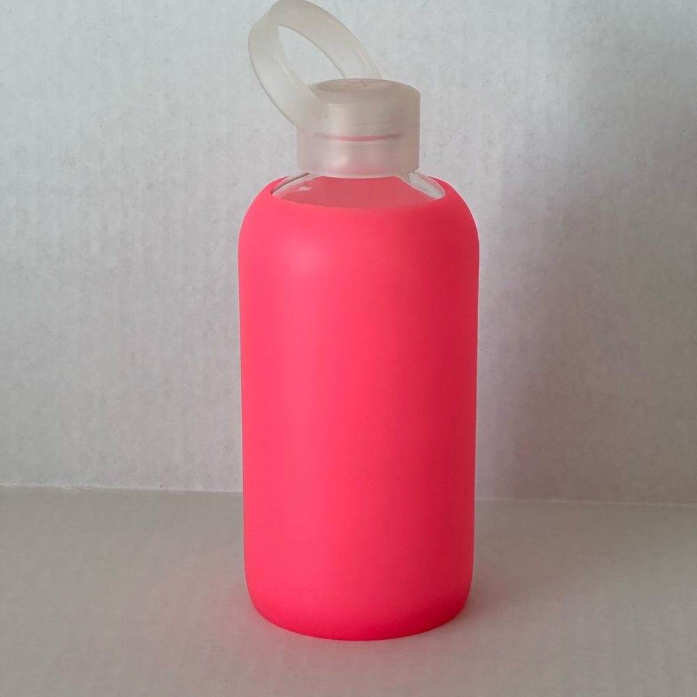 BKR - Hot Pink Glass Water Bottle - 16oz